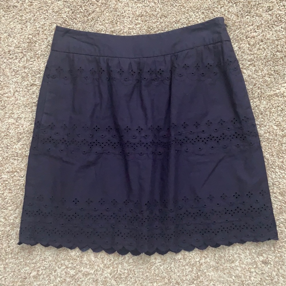 Loft navy skirt